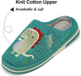 img 2 attached to 🦕 INMINPIN Slipper Dinosaur Non-Slip Boys' Shoes: Stylish Comfort for Slipper Enthusiasts