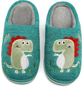 img 3 attached to 🦕 INMINPIN Slipper Dinosaur Non-Slip Boys' Shoes: Stylish Comfort for Slipper Enthusiasts