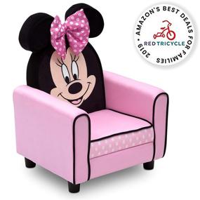 img 2 attached to 🐭 Disney Minnie Mouse Delta Children Figural Upholstered Kids Chair