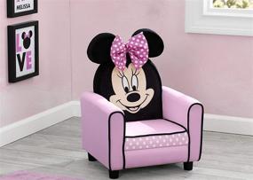 img 3 attached to 🐭 Disney Minnie Mouse Delta Children Figural Upholstered Kids Chair