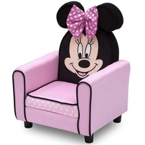 img 1 attached to 🐭 Disney Minnie Mouse Delta Children Figural Upholstered Kids Chair