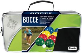 img 2 attached to 🏝️ Franklin Sports Bocce Sets - Approved Size Bocce Balls and Pallino for Beach and Lawn - Fun Bocce Set for All Ages - High-Quality, 90mm
