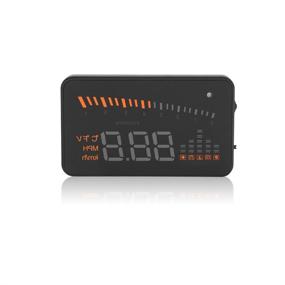 img 1 attached to Автомобильный проектор для головного дисплея на лобовое стекло - OBDII HUD Head Up Display, цветной LED-проектор с системой предупреждения о скорости для автомобилей и грузовиков.