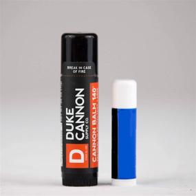 img 2 attached to 🔴 Duke Cannon Supply Co. - Tactical Lip Protectant Balm: Blood Orange Mint Superior Performance for Hard Working Men - Red, 0.56 Ounce