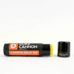 img 1 attached to 🔴 Duke Cannon Supply Co. - Tactical Lip Protectant Balm: Blood Orange Mint Superior Performance for Hard Working Men - Red, 0.56 Ounce