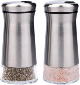 img 4 attached to 🧂 Adjustable Stainless Pepper Shakers by Bonris