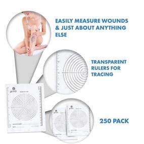 img 1 attached to Disposable Dermatology Bullseye Measurement Centimeters