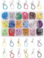 📱 ph pandahall 180 pcs 18 color 2.75" strap charm lariat lanyard: ideal for cellphone, usb drive, keychain, diy jewelry logo