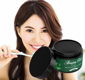 img 2 attached to Premium USA-Made Teeth Whitening Powder with Activated Charcoal - Coconut Shells Formula and Bentonite Clay for Gentle Cleaning & Enhanced Oral Hygiene - 2oz Mint Flavor - Remove Stains and Brighten Teeth
