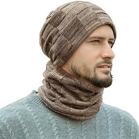 img 3 attached to 🧣 Winter Beanie Scarf Fleece Boys' Accessories in Hats & Caps by Newsfana