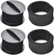 🧹 bissell power force helix turbo replacement filters - 2 pack inner and outer filter set, part # 203-7913, 32r9, 73k1 - excludes style 9 логотип