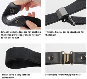img 2 attached to Buckle-Free Stretch Invisible Dresses: Adjustable Women's Accessories & Belts for Comfortable Style