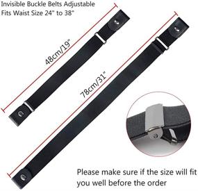 img 3 attached to Buckle-Free Stretch Invisible Dresses: Adjustable Women's Accessories & Belts for Comfortable Style