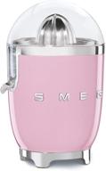 🍊 smeg cjf01pkus citrus juicer in pink: one-size kitchen appliance for effortless juicing logo