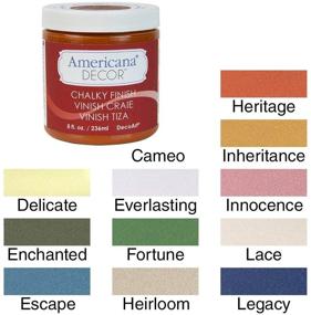 img 1 attached to 🎨 Deco Art ADC-02 Americana Chalky Finish Paint, 8-Ounce, Lace" - Optimized rewrite: "Deco Art ADC-02 Americana Chalky Finish Paint, 8-Ounce, in Lace Shade
