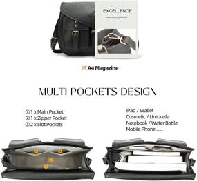 img 2 attached to KouLi Buir Crossbody Handbags Satchel Bag Women's Handbags & Wallets in Shoulder Bags