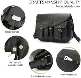 img 1 attached to KouLi Buir Crossbody Handbags Satchel Bag Women's Handbags & Wallets in Shoulder Bags