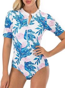 img 1 attached to Century Star Swimsuit Athletic Swimwear Women's Clothing and Swimsuits & Cover Ups