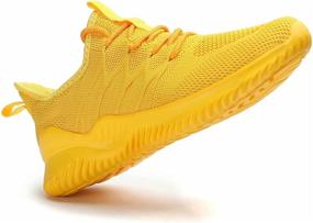 img 3 attached to Lightweight Breathable Sneakers Platform Trainers Women's Shoes for Athletic