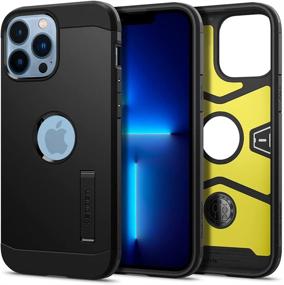 img 4 attached to Чехол Spigen Tough Armor для iPhone 13 Pro Max (2021) - черный | Прочная защита