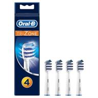 oral-b trizone toothbrush heads - pack of 4 replacement refills for electric toothbrush logo