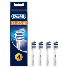 img 4 attached to Oral-B Trizone Toothbrush Heads - Pack of 4 Replacement Refills for Electric Toothbrush