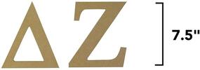 img 3 attached to 🔠 Delta Zeta Sorority 7.5 Inch Unfinished Wood Wooden Letter Set dz - Perfect for Crafting and DIY Projects!