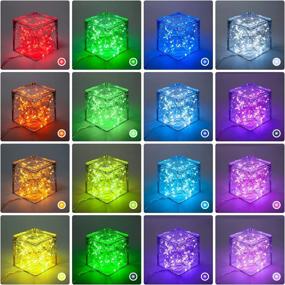 img 3 attached to 🌟 Enchanting 100 LED Fairy String Lights: 16 Colors, Timer Remote, Waterproof - Perfect for Bedroom, Wedding, Party, Camping Decor