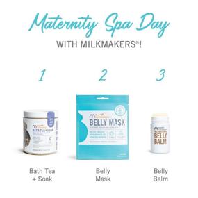 img 2 attached to 🤰 Munchkin Milkmakers Pregnancy Skin Care & Stretch Marks Belly Mask, Pack of 3 Sheet Masks