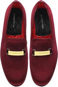 img 3 attached to ELANROMAN Fashion Wedding Loafers for Men - Stylish Shoes with Enhanced Length