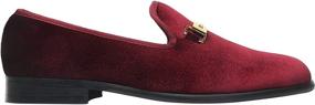 img 2 attached to ELANROMAN Fashion Wedding Loafers for Men - Stylish Shoes with Enhanced Length