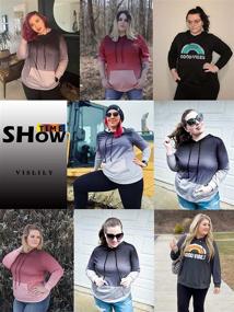 img 1 attached to Hoodies Women Plus Pullover Sweatshirts Outdoor Recreation and Hiking & Outdoor Recreation Clothing