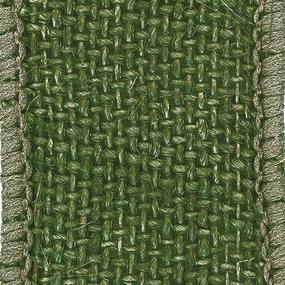 img 1 attached to 🎀 High-Quality 1.5 Inch Wide Wired Edge Burlap Ribbon - 3 Yards, Moss Green