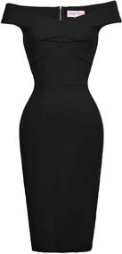 img 4 attached to Belle Poque Women Bodycon BP387 3 Women's Clothing for Dresses