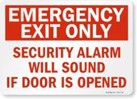 🚪 laminated smartsign for emergency exit only logo