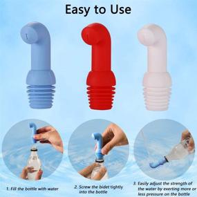 img 3 attached to UYICOO Portable Travel Bidet: Handheld Shattaf Water Sprayer for Women Perineal & Baby Cleaning - 3 Pack