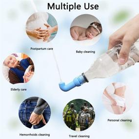 img 2 attached to UYICOO Portable Travel Bidet: Handheld Shattaf Water Sprayer for Women Perineal & Baby Cleaning - 3 Pack