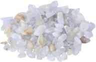 🐠 popetpop 100g aquarium gravel river rock: polished decorative pebbles for aquariums, landscaping, vase fillers логотип