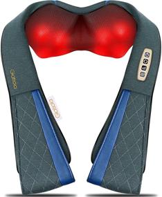 img 4 attached to Glatiola Neck Back Massager: Shiatsu Shoulder & Back Pain Relief with Heat