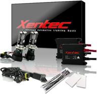 💡 xentec h4 (hb2) 6000k hi/lo telescopic bixenon hid xenon bulb - 1 pair bundle with 2 x 35w digital slim ballast (ultra white) - enhanced seo logo