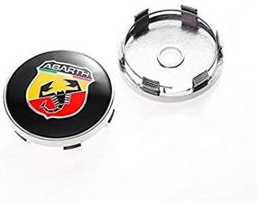 img 3 attached to Эмблемы колесных дисков ABARTH Racing Italy для автомобилей FIAT 124 125 125 500 695 OT2000 Coupe - набор из 4 штук, диаметр 60 мм.