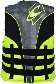 img 3 attached to 🌊 O'Neill Men's Superlite USCG Life Vest in Black/Lime/Smoke/Lime, Size Large: A Must-Have Safety Gear for Water Sports Enthusiasts!