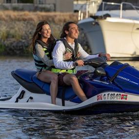img 2 attached to 🌊 O'Neill Men's Superlite USCG Life Vest in Black/Lime/Smoke/Lime, Size Large: A Must-Have Safety Gear for Water Sports Enthusiasts!