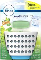 🌬️ gain original scent febreze smallspaces starter kit air freshener, 0.18 oz logo