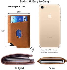 img 3 attached to 💼 RFID Minimalist Card Case Wallet for Men – Essential Accessory in Wallets, Card Holders & Money Organizers