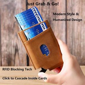 img 2 attached to 💼 RFID Minimalist Card Case Wallet for Men – Essential Accessory in Wallets, Card Holders & Money Organizers