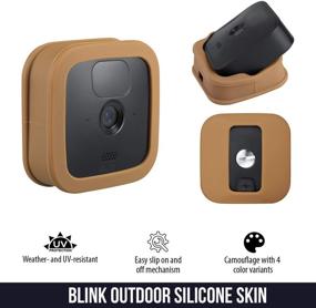 img 3 attached to Wasserstein Protective Silicone Skin Compatible With All-New Blink Outdoor - Camouflage