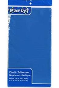 img 1 attached to BLUE Pack Disposable Tablecoths 54X108