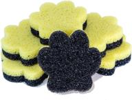 🧽 6-pack multipurpose scrubby paw sponge for dishes – dual-sided scrubbing sponge – flexible in warm water, firm in cold – deep cleansing, scratch-free, odor-resistant – made in the usa logo