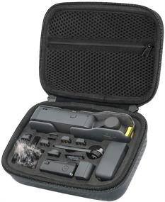 img 4 attached to Переносной чехол для DJI Osmo Pocket 2 - маленькая водонепроницаемая сумка для аксессуаров Osmo Pocket 2 - защитный чехол для путешествий - подходит для защитного чехла Osmo Pocket 2 (только чехол)